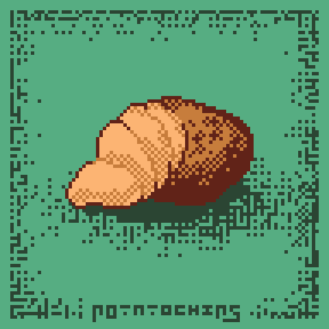 A potato being sliced thinly to make (American) chips